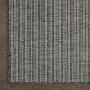 Nourison Positano Indoor-Outdoor Charcoal 4' x 6' Area Rug, Easy Cleaning, Non Shedding, Bed Room, Living Room, Dining Room, Backyard, Deck, Patio (4x6) by CozyNest Decor