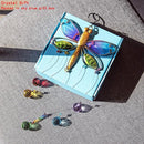 Dragonfly Hanging Crystal Suncatcher Ornament Window Garden Decor Rainbow Maker Prism Pendant by GreenHaven Gardens