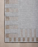 Loloi Amber Lewis Topanga Collection TOP-08 Silver/Natural 5'-3" x 7'-6" Indoor/Outdoor Area Rug by CozyNest Decor