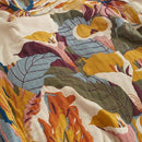 Boho Throw Blanket for Bed 60”x80”, 100% Cotton Woven Blanket for Couch Sofa, Ultra Soft 4-Layer Muslin Quilt with Floral Printed, Farmhouse Bed Blanket/Cover for Living Room Decor by CozyNest Decor