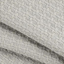 BELIZZI HOME 100% Cotton Bed Blanket, Breathable Bed Blanket King Size, Cotton Thermal Blankets King, Perfect for Layering Any Bed for All Season, Light Grey by CozyNest Decor