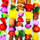 23.6 Inch Skewers for Kabobs 0.62 Inch Wide Kebab Skewer 8 Pack Reusable Metal Skewers for Grilling Long Kebab Stick Large Size Heavy Duty Kabob Sticks BBQ Skewer Set Stainless Steel. by GreenHaven Gardens