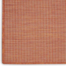 Nourison Positano Indoor/Outdoor Terracotta 2'2" x 10' Area Rug, Easy Cleaning, Non Shedding, Bed Room, Living Room, Dining Room, Backyard, Deck, Patio (2x10) by CozyNest Decor