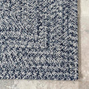 nuLOOM 2' x 8' Solid Hand Braided Indoor/Outdoor Area Rug, Pet-Friendly, High Traffic, Weather Resistant, for Patio, Balcony, Bedroom, Living, Dining Room, Wynn Navy by GreenHaven Gardens