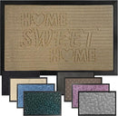 GORILLA GRIP 100% Waterproof All-Season WeatherMax Doormat 35x23, US Designed Natural Rubber, Stain and Fade Resistant, Low Profile Indoor Outdoor Door Mats, Easy Clean Patio Mat, Home Sweet Home by CozyNest Decor