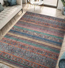 Keen Home Design 3x5 Rug - Machine Washable Entry Rug with Non-Slip Backing, Ideal for Enteryway, Kitchen, Bathroom, Laundry Room - Vintage, Easy Clean, Durable, Low Pile Rug - (3' x 5') by CozyNest Decor