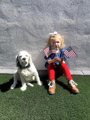 American Flags on Stick - Handheld Spearhead US Flag for 4th of July, Memorial Day Event Decorations - Patriotic Decor for Indoors & Yard - Wooden Stick, Cotton Fabric - (4"X6" - 50 Pack) by GreenHaven Gardens