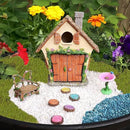 Meadow & Oak Fairy House Kit, Outdoor Fairy Garden Kit for Kids & Adults, Fairy Garden House with Doors That Open & Fairy Garden Accessories, Magical Fairy Garden Set Includes Adorable Accessories by GreenHaven Gardens