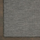 Nourison Home Positano Charcoal 8' x 10' Area Rug, Modern, Solid, Indoor/Outdoor, Easy Cleaning, Non Shedding, Bed Room, Living Room, Deck, Backyard by GreenHaven Gardens