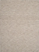 Nourison Home Positano 6' x 9' Beige Fabric Modern Indoor/Outdoor Area Rug by GreenHaven Gardens