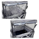Big Size Rain Cover for Stroller, Mosquito Net for Trolley Cart, 2in1 Big Cover with Window for Picnic Camping Wagon Stroller Waterproof Windproof Accessories (Cart Not Included) by TinyTreasures Baby Boutique