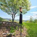 WHITEHORSE Bird House Pole with Baffle- A Professional Squirrel Proof Bird Feeder Pole - Very Sturdy Against Strong Winds - Bird House Poles for Outdoors - Pole for Bird Feeders - Bluebird House Pole by GreenHaven Gardens