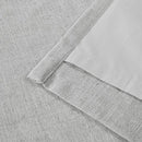 Vision Home Light Grey Pinch Pleated Full Blackout Curtains Linen Blended Room Darkening Curtain Panels 84 inch for Living Room Bedroom Thermal Insulated Pinch Pleat Drapes with Hooks 40" Wx84 Lx2 by CozyNest Decor