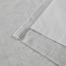 Vision Home Light Gray Pinch Pleated Full Blackout Curtains Linen Blended Room Darkening Curtain Panels 95 inch for Living Room Bedroom Thermal Insulated Pinch Pleat Drapes with Hooks 8FT 40"Wx95"Lx2 by CozyNest Decor