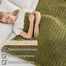 Maetoow Tighter Version Chenille Chunky Knit Blanket Throw 50×60 Inch, Handmade Warm & Cozy Blanket Couch, Bed, Home Decor, Soft Fleece Banket, Boho Thick Blankets and Giant Yarn Throws，Olive Green by CozyNest Decor
