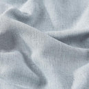 Vision Home Blue Fog Pinch Pleated Full Blackout Curtains Linen Blended Room Darkening Window Curtains 112 inch for Living Room Bedroom Thermal Insulated Pinch Pleat Drapes with Hooks 60" Wx112 Lx1 by CozyNest Decor