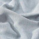 Vision Home Blue Gray Pinch Pleated Full Blackout Curtains Linen Blended Room Darkening Window Curtains 108 inch for Living Room Bedroom Thermal Insulated Pinch Pleat Drapes with Hooks 40" Wx108 Lx2 by CozyNest Decor