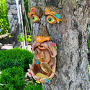 Mood Lab Tree Face Decor - Outdoor Tree Bird Feeder - Old Man Tree Face Decoration - Tree Garden Hugger - Yard Art Statues by GreenHaven Gardens