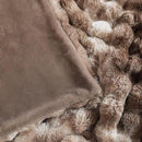 UKELER Plush Furry Throw Blanket Large Super Soft Fluffy Blankets Throws for Bed, Couch, Sofa, Office, Camping Plush Shaggy Faux Fur Blanket 60''x80'' Brown by CozyNest Decor