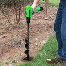 SYITCUN Auger Drill Bit for Planting - 4"X32" Heavy-Duty Post Hole Auger - Auger Post Hole Digger for Fence- 3/8" Hex Drive Drill by GreenHaven Gardens