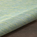 Nourison Home Positano 10' Runner Blue Green Fabric Modern Area Rug (10' Runner) by CozyNest Decor