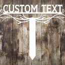 Personalized Metal Text Garden Sign with Stake, Custom Garden Decor for Outdoor, Custom Family Name Sign, Large Patio Decorations, Lawn Art, Farmhouse Decorative, Housewarming Gift by CozyNest Decor