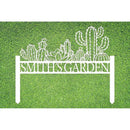 Personalized Cactus Metal Garden Sign, Large Garden Decoration Metal Sign with Stakes, Custom Gardener Family Name Sign, Cactus Decor for Outdoor, Patio Decorative, Yard Art, New Home Gift by CozyNest Decor