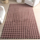 nuLOOM Jeni Checkered 5x8 Machine Washable Area Rug for Living Room Bedroom Dining Room Kitchen, Burgundy by CozyNest Decor