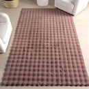 nuLOOM Jeni Checkered 7'6" x 9'6" Machine Washable Area Rug for Living Room Bedroom Dining Room Kitchen, Burgundy by CozyNest Decor