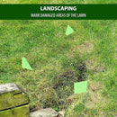 Fluorescent Lime Marking Flags 1000 Pack - 4x5x15 Inch Marker Flags for Outside - Markers For Lawn, Irrigation, Landscaping, Survey & Sprinkler Head Marking