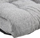 Amazon Basics Swivel Foam Lounge Chair with Headrest, Floor-Compatible, Adjustable, Gaming, 26.3D x 23.5W x 13.7H in, Grey by CozyNest Decor