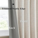 RAIN CITY Extra Long Blackout Curtains 130 Inches Long,Custom Length High Ceiling Tall Draperies for Large Windows Living Room Back Tab Rod Pocket with Hooks(50 x 130-in Beige 2PCs) by CozyNest Decor