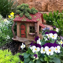 Fairy Garden House – Fairy House for Outside – 9” High with Door That Opens – Sturdy Fairy Garden Building – Lovely Miniature Garden Accessories Supplies by GreenHaven Gardens