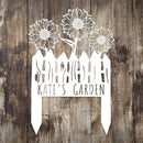Custom Sunflower Metal Garden Sign with Stakes, Flower Garden Decor, Personalized Family Name Sign, Farmhouse Yard Decorative, Patio Art, Mother's Day Gift, Mom Gift, Housewarming Gift by CozyNest Decor