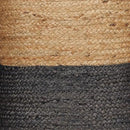 REDEARTH · Cylindrical Pouf Foot Stool Ottoman - Jute Braided Pouffe Poof Accent Sitting Footrest for Living Room, Bedroom, Nursery, Patio, Lounge - Set of 2 (14.5”x14.5”x16”; Natural Gray) by CozyNest Decor