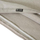 Classic Accessories Montlake Water-Resistant 21 x 22 x 4 Inch Patio Lounge Back Cushion, Heather Grey, Outdoor Loveseat Cushions by GreenHaven Gardens