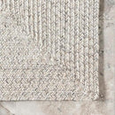 nuLOOM 6' x 9' Solid Hand Braided Indoor/Outdoor Area Rug, Pet-Friendly, High Traffic, Weather Resistant, for Patio, Balcony, Bedroom, Living Room, Dining Room, Wynn Ivory by GreenHaven Gardens