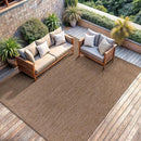 CAMILSON Outdoor Rug 6x9 Modern Area Rugs for Indoor and Outdoor Patios and Porches - Waterproof, Washable, Non-Shedding, Easy-to-Clean Outside Carpet (6 x 9, Solid - Jute) by CozyNest Decor