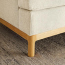 Oversized Accent Chair for Living Room, Modern Upholstered Reading Armchair for Bedroom, Comfy Chair for Apartment, Single Sofa for Small Space with Rubberwood Base by CozyNest Decor