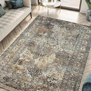 Keen Home Design 6x9 Rug - Machine Washable Area Rug with Non-Slip Backing, Ideal for Living Room, Dining Room, Bedroom - Vintage, Easy Clean, Durable, Low Pile Rug - (6' x 9') by CozyNest Decor