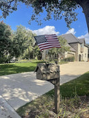American Flags on Stick - Handheld Spearhead US Flag for 4th of July, Memorial Day Event Decorations - Patriotic Decor for Indoors & Yard - Wooden Stick, Cotton Fabric (12" X 18" - 144 Pack) by GreenHaven Gardens