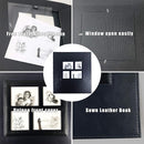 RECUTMS Photo Album 4x6 Holds 500 Photos Black Pages Large Capacity Leather Cover Wedding Family Baby Photo Albums Book Horizontal and Vertical Photos (Blue) by TinyTreasures Baby Boutique