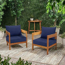 Favoyard Outdoor Seat Cushion Set 22 x 24 Inch Waterproof & Fade Resistant Patio Furniture Cushions with Removable Cover Deep Seat & Back Cushion with Handle and Adjustable Straps for Chair Sofa Couch by GreenHaven Gardens