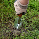 Japanese Garden Trowel Heavy Duty Japanese Steel with Wood Handle, Garden Transplanter Tool for Digging, Scooping, Transplanting, Made in Japan, Small Silver by GreenHaven Gardens