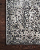 Loloi Layla Collection LAY-06 Taupe/Stone 2'-0" x 5'-0" .13" Thick Accent Rug, Soft, Durable, Vintage Inspired, Distressed, Low Pile, Non-Shedding, Easy Clean, Printed, Living Room Rug by CozyNest Decor