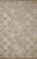 Loloi Dawn Collection Indoor/Outdoor DAW-08 Beige 7'-8" x 10' Area Rug by GreenHaven Gardens