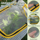 47.2" *14.6" *13.4" Foldable Garden Row Accelerator Plants Cover for Raised Garden Bed, Mini Greenhouse Cover with Two Air Hole and Breathable Mesh, Frost Cover for plant Vegetable Seedling Protector by GreenHaven Gardens