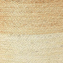 REDEARTH · Cylindrical Pouf Foot Stool Ottoman - Jute Braided Pouffe Poof Accent Sitting Footrest for Living Room, Bedroom, Nursery, Patio, Lounge & Other Rooms (Natural Ivory, 18"x18"x14") by CozyNest Decor
