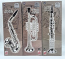 Toy Instruments Set Trumpet, Saxophone and Clarient with Standard Keys in Perfect Pitch are Easy and intuitive to Create Real Music. Instruments Measures 16 inches in Length. by TinyTreasures Baby Boutique