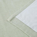 Vision Home Soft Green Pinch Pleated Full Blackout Curtains Linen Blended Room Darkening Window Panels 95 inch for Living Room Bedroom Thermal Insulated Pinch Pleat Drapes with Hooks 60" Wx95 Lx1 by CozyNest Decor